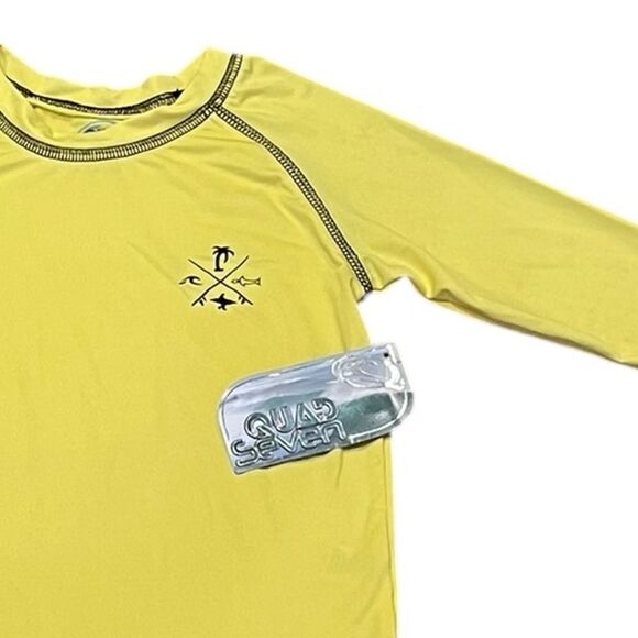 Quad Seven Kids Yellow Rashguard - Picture 8 of 8